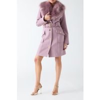 GUESS New Alice Coat Mauve Berry Maat: 36 | Winterjassen Outlet | Dames | Roze