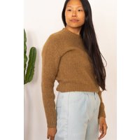 TWOTHIRDS Kythira Knit Camel Maat: S | Sweaters Outlet | Dames | Bruin