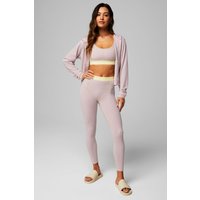 Fabletics Waffle Legging Muted Mauve/butter Maat: XXS SHORT | Leggings Outlet | Dames | Paars