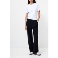 French Connection Jordan Wide Leg Trsr Black/porcelain Crm Maat: M | Joggingbroeken Outlet | Dames | Zwart