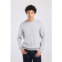 America Today Kay Light Grey Melange Maat: L | Longsleeves Outlet | Heren | Grijs