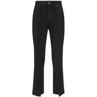 PAIGE Hoxton Slim Crop Twisted Seam Nightfall Noir Maat: W24 | Slim Jeans Outlet | Dames | Zwart