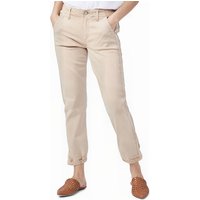 PAIGE Mayslie Grosgrain Side Stripe Grosgrain Vintage Oak Maat: W26 | Slim Jeans Outlet | Dames | Beige