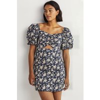 Boden Cut Out Detail Mini Dress Nav Maat: 18R | Mini Jurken Outlet | Dames | Blauw