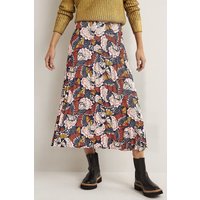 Boden Pleated Crepe Midi Skirt Mpt Maat: 8 | Midi Rokken Outlet | Dames
