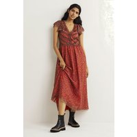 Boden Tulle V-neck Maxi Party Dress Brd Maat: 6P | Midi Jurken Outlet | Dames