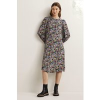 Boden Smocked Cuff Midi Dress Nvy Maat: 22R | Midi Jurken Outlet | Dames