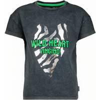Vingino Hannie Washed Black Maat: 5 | T-Shirts Outlet | Unisex | Grijs