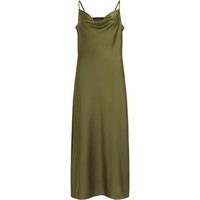 AllSaints Hadley Dress Khaki Green Maat: 42 | Midi Jurken Outlet | Dames | Groen