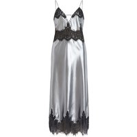 AllSaints Ophelia Dress Gunmetal Grey Maat: 42 | Midi Jurken Outlet | Dames | Zilver