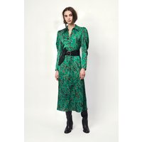 Dante6 Moon Printed Shirt Dress Multicolour Maat: 34 | Blousejurken Outlet | Dames | Groen