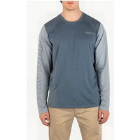 Hurley H2o-dri Easton Fastlane Long Sleeve Ion Grey Maat: XXL | Longsleeves Outlet | Heren | Grijs
