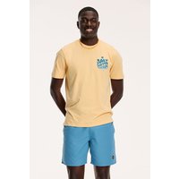 Shiwi Salt Water T-shirt Cayman Peach Maat: S | T-shirts met Print Outlet | Heren | Geel