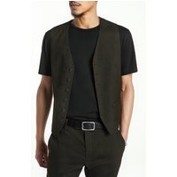 John Varvatos Button Front Vest With Front Body Darts Kelp Maat: 46 | Gilets Outlet | Heren | Groen