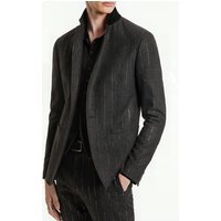 John Varvatos Slim Fit One Button Skinny Notch Lapel S Espresso Maat: 54 | Blazers Outlet | Heren | Zwart