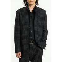 John Varvatos Slim Fit Single Breasted Cut-away Jacket Black Maat: 50 | Blazers Outlet | Heren | Zwart