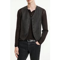 John Varvatos Button Front Vest With Front Body Darts Espresso Maat: 46 | Gilets Outlet | Heren | Bruin