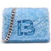 Bimba y Lola M Light Blue Fur Shoulder Bag Maat: OS | Schoudertassen Outlet | Dames | Blauw