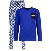 Vingino Wopi Web Blue Maat: XXS | Pyjama's Outlet | Unisex | Blauw