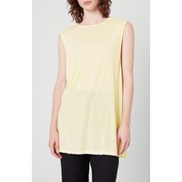 American Vintage Round Collar Mid-length Tank Top Citronnade Vintage Maat: OS | Mouwloze Tops Outlet | Dames | Beige