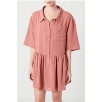 American Vintage Loose Mini Dress Pamplemousse Maat: M/L | Blousejurken Outlet | Dames | Roze
