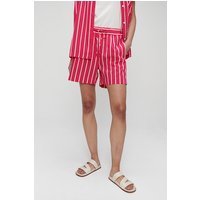 ZENGGI Striped Shorts Carmine Rose Maat: XS | Korte Broeken Outlet | Dames | Roze
