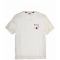 Scotch & Soda Relaxed Fit Ss Graphic Tee Swan Maat: L | T-shirts met Print Outlet | Heren | Ecru