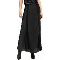 AllSaints Morgan Skirt Black Maat: 8 | Maxi Rokken Outlet | Dames | Zwart
