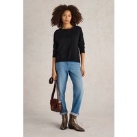 White Stuff City Jumper Pure Black Maat: 14 | Gebreide Truien Outlet | Dames | Zwart