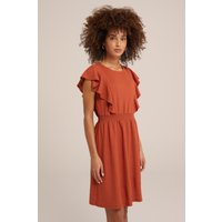 We Fashion Dress Midi Light Brown Maat: 3XL | Mini Jurken Outlet | Dames | Bruin