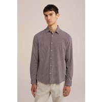 We Fashion Shirt Dark Purple Maat: S | Casual Overhemden Outlet | Heren | Paars