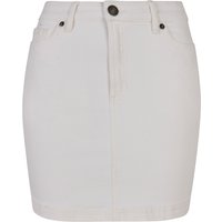 Urban Classics Ladies Organic Stretch Denim Mini Skirt Offwhite Raw Maat: 31 | Spijkerrokken Outlet | Dames | Wit