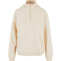Urban Classics Ladies Light Terry Troyer Whitesand Maat: XXL | Sweaters Outlet | Dames | Beige