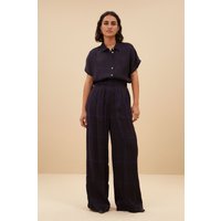 By-Bar Benji Square Pants Square Print Maat: XS | Wijde Broeken Outlet | Dames | Blauw