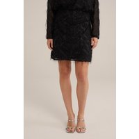 We Fashion Skirt Mini Length Black Maat: XL | Mini Rokken Outlet | Dames | Zwart