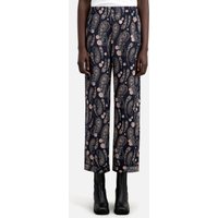 The Kooples Loose Pants Black/pink Maat: 34 | Straight Broeken Outlet | Dames | Blauw