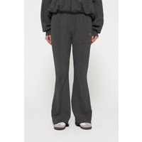 10DAYS Glitter Jogger Flare Antra Melee Maat: XL | Joggingbroeken Outlet | Dames | Grijs