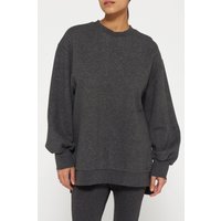 10DAYS Sweater Glitter Antra Melee Maat: S | Sweaters Outlet | Dames | Grijs