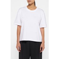 10DAYS Tee Pearls White Maat: XS | Tops Outlet | Dames | Wit