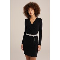 We Fashion Dress Mid Length Black Maat: L | Mini Jurken Outlet | Dames | Zwart