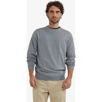 McGregor Fine Merino C-neck Sweater Medium Grey Melange Maat: M | Sweaters Outlet | Heren | Grijs