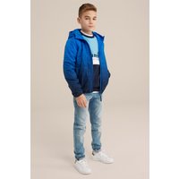 We Fashion Jacket Normal Length Dark Blue Maat: 92 | Jassen Outlet | Unisex | Blauw