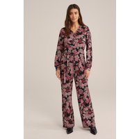 We Fashion Jumpsuit Aubergine Maat: L | Jumpsuits Outlet | Dames | Zwart