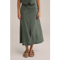 We Fashion Skirt Medium Length Dark Green Maat: L | Midi Rokken Outlet | Dames | Groen