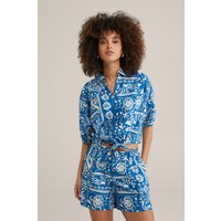 We Fashion Blouse Blue Maat: 3XL | Overhemden Outlet | Dames | Blauw