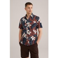 We Fashion Shirt Vintage Red Maat: L | Casual Overhemden Outlet | Heren | Bruin