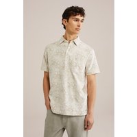 We Fashion Polo Beige Maat: S | Poloshirts Outlet | Heren | Beige