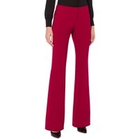 Moschino Flare Crepe Trousers Red Maat: 44 | Pantalons Outlet | Dames | Rood