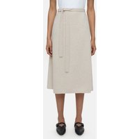 Closed Wool Wrap Skirt Pearl Beige Maat: S | Midi Rokken Outlet | Dames | Beige