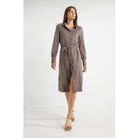 Josephine & Co Anouk Dress Mocca Maat: 34 | Midi Jurken Outlet | Dames | Bruin